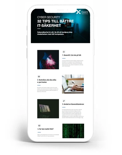 Experis: 32 tips till bättre IT-säkerhet